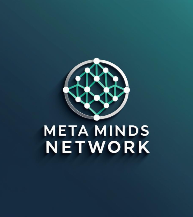 Meta Minds Network Logo - Blue and Silver (1)